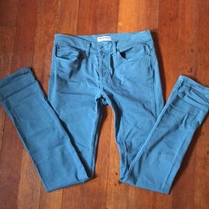 American Apparel new without tag. Teal color jeans